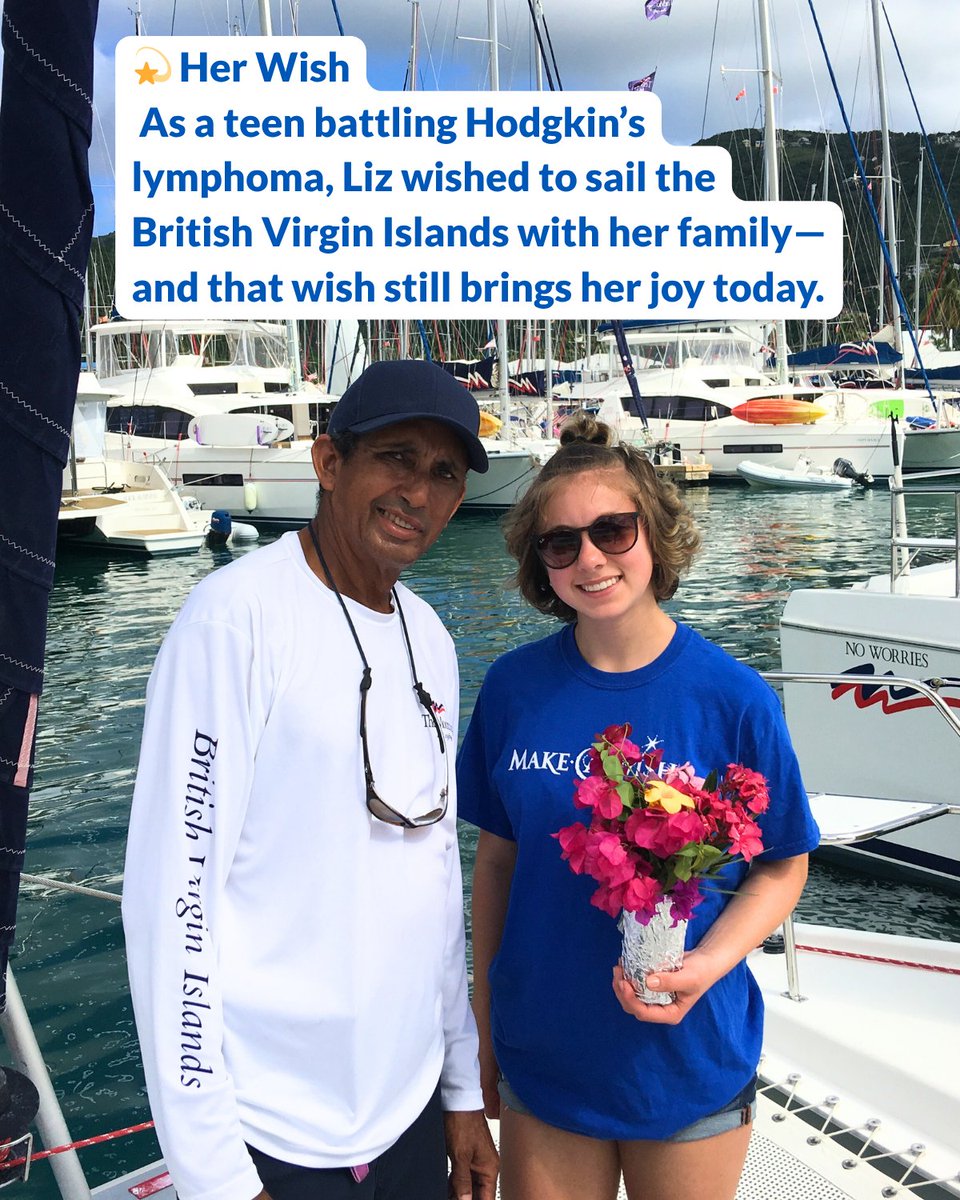 From wish kid to wish granter 💫
Liz Lofurno received her wish as a teen with cancer. Now a 4th-year med student, she’s helping grant wishes and is paying it forward.

"Why wait? Getting involved is easy—and incredibly meaningful."➡️ wish.org/sc/volunteer