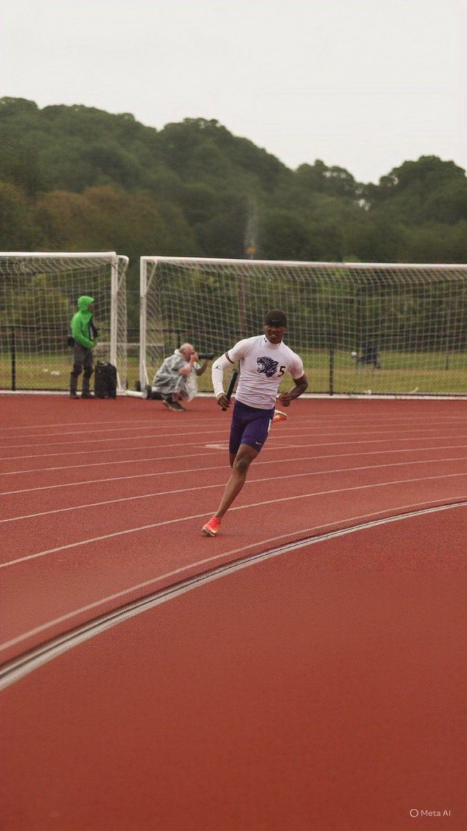 Wasi_muh's tweet image. Finished the track season off as a state champ!🦾💜💛