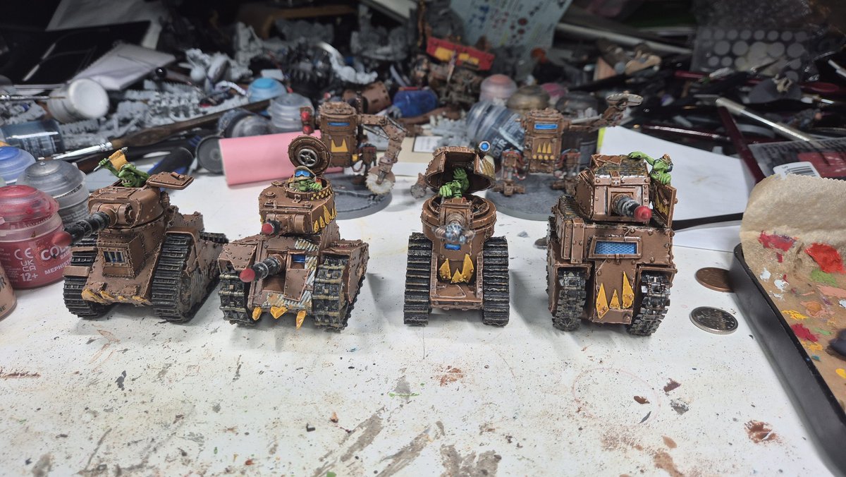 Finished my latest unit, grot tanks.