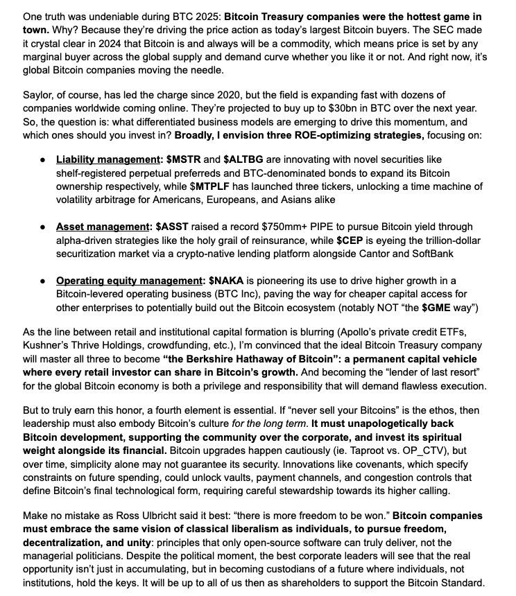 Jeff Park (@dgt10011) on Twitter photo Politicians showed up at <a href="/TheBitcoinConf/">The Bitcoin Conference</a> but the real power? Bitcoin Treasury companies buying billions, aiming to become the “Berkshire Hathaway of Bitcoin.” The future’s being built—but without careful stewardship, it could all go wrong.
Here’s how you can and must take part👇 Politicians showed up at <a href="/TheBitcoinConf/">The Bitcoin Conference</a> but the real power? Bitcoin Treasury companies buying billions, aiming to become the “Berkshire Hathaway of Bitcoin.” The future’s being built—but without careful stewardship, it could all go wrong.
Here’s how you can and must take part👇