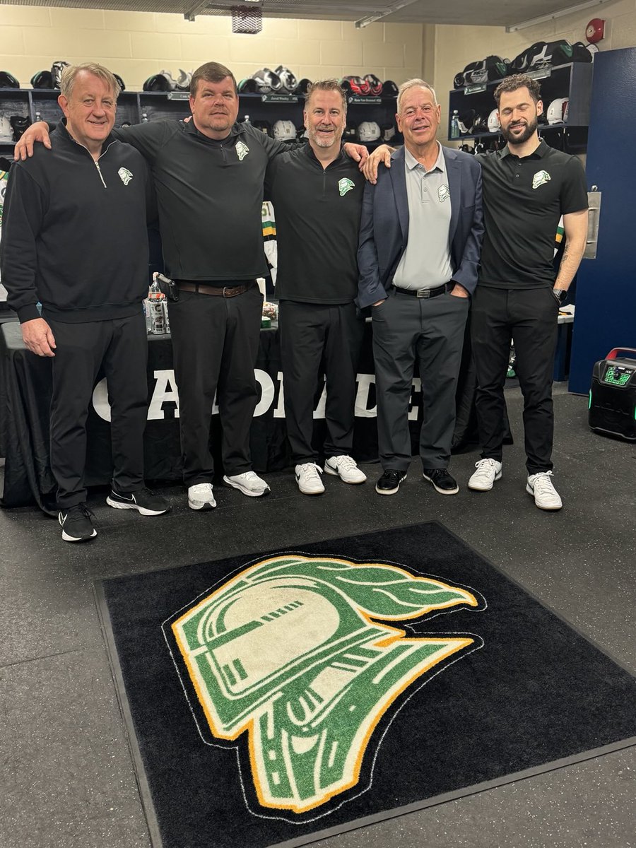 Memorial Cup final! What a great crew to work with! Lead by Equipment Manager Chris Maton.