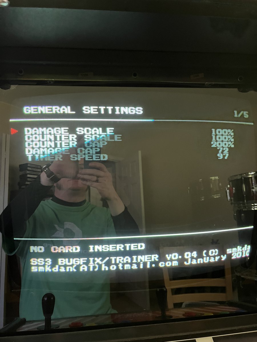 Acquired a Samurai Shodown 3 (1995) for my Neo Geo MVS arcade machine.  Apparently Samurai Shodown nerds hated the balance so much an uber nerd made a hardware board add on to adjust the game all the way in 2010. And apparently my cart has this "fix". #NeoGeo