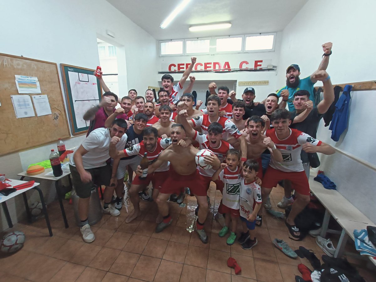 SENIOR A - Preferente Aficionado Grupo 1

Cerceda C.F. "A" (4) - (3) C.D. Galapagar "B"

⚽⚽ Pepo
⚽ Kiko
⚽ Paletas

Objetivo Cumplido. El primer equipo mantiene la Categoría. 

GRACIAS a la AFICIÓN!!! Ha sido espectacular vuestro Aliento para conseguir la victoria.

Vamooos!