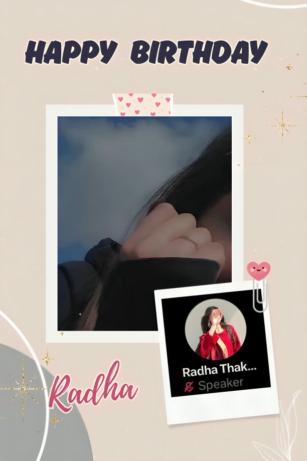 Happy Birthday, Radha! <a href="/tweety_swetie/">tweety ✨</a> 💞💗
Wishing you calm skies, warm days &amp; soft strength always.