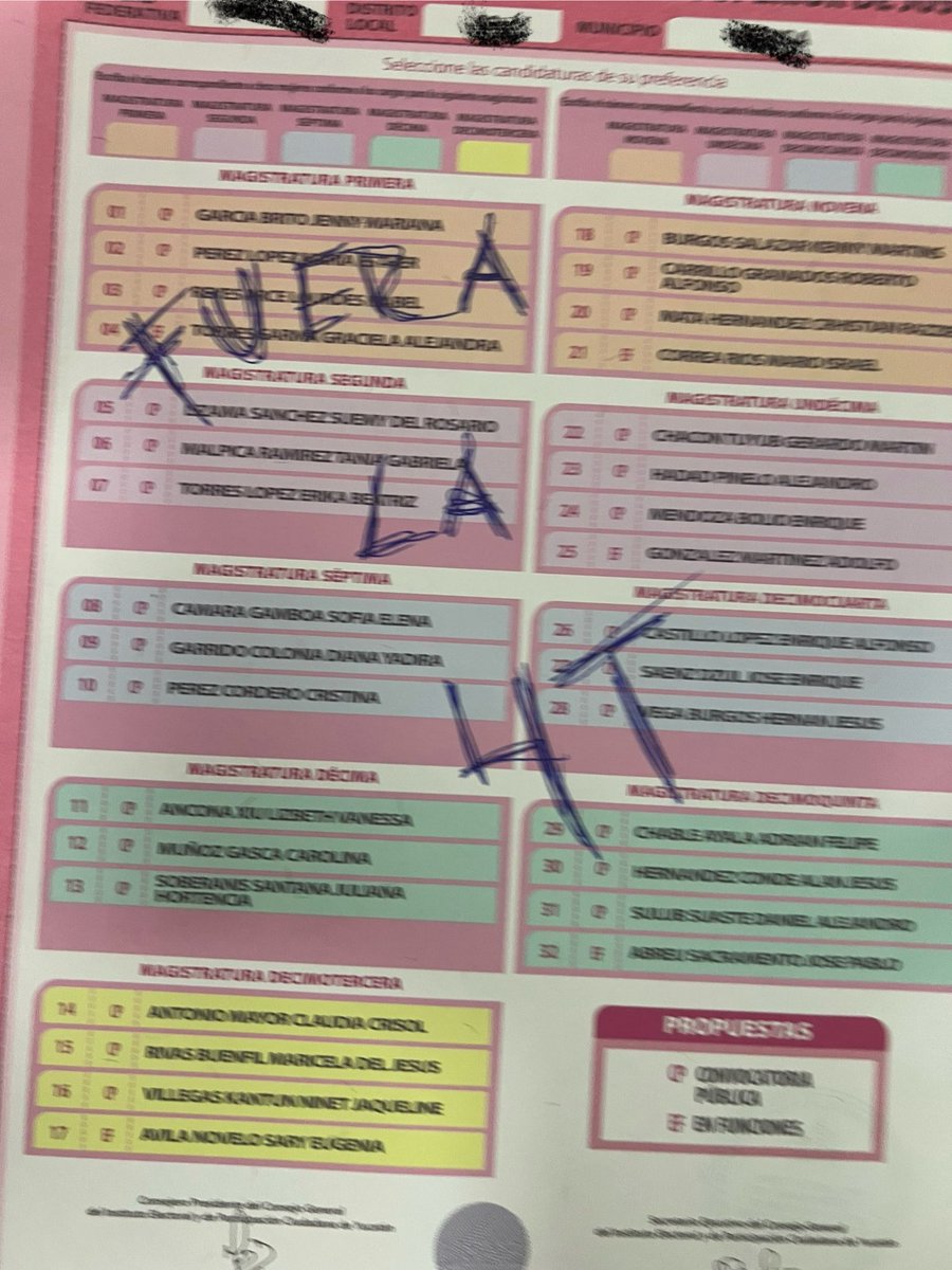 mexachido's tweet photo. Ya anulé y ustedes?, #ElecciónJudicial https://t.co/9NtiiDL6j6