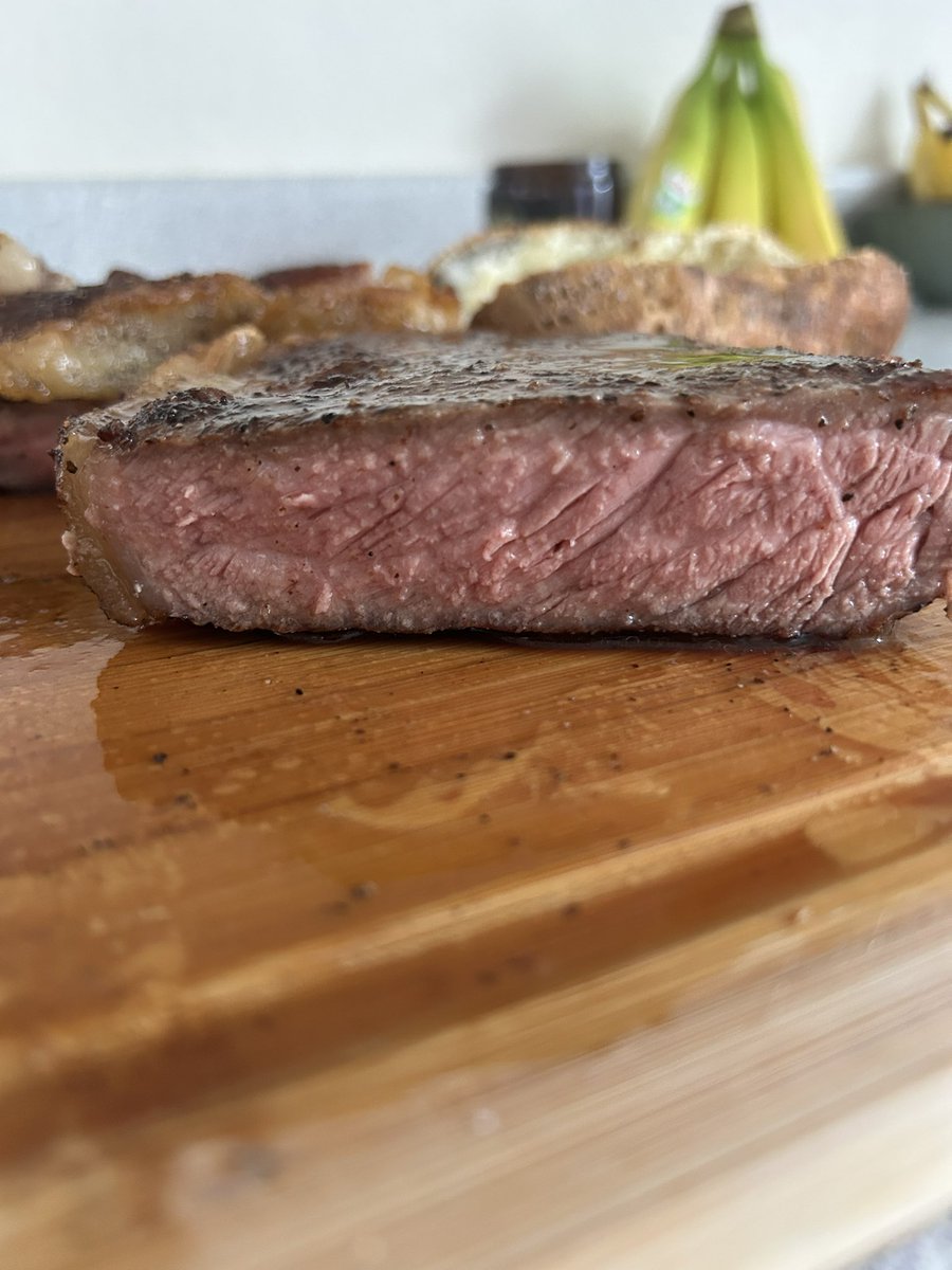 A little bit too well done. But not mad about the result for first time. Work to do. I’ll be better next time