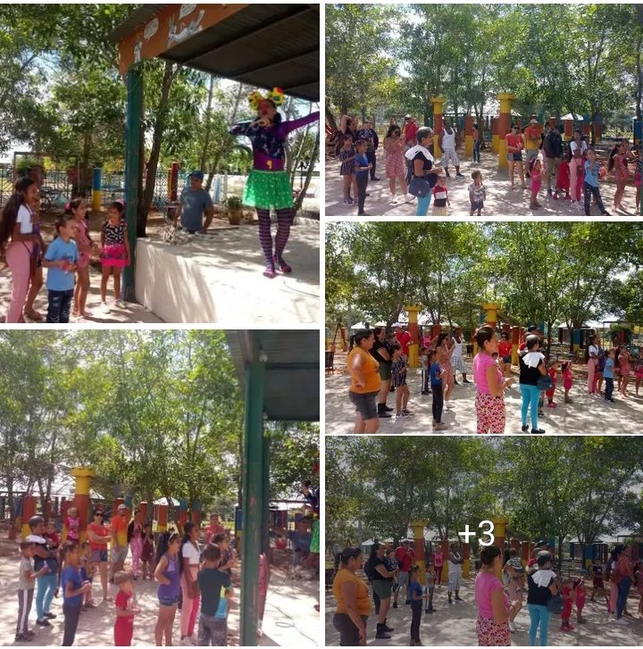 <a href="/DeivyPrezMartn1/">Deivy Pérez Martín</a> <a href="/DiazCanelB/">Miguel Díaz-Canel Bermúdez</a> <a href="/DrRobertoMOjeda/">Dr. Roberto Morales Ojeda</a> <a href="/PartidoPCC/">Partido Comunista de Cuba</a> En #LaSierpe, los más pequeños de casa, disfrutaron de varias actividades este domingo.
#InfanciaFeliz 
#SanctiSpíritusEnMarcha