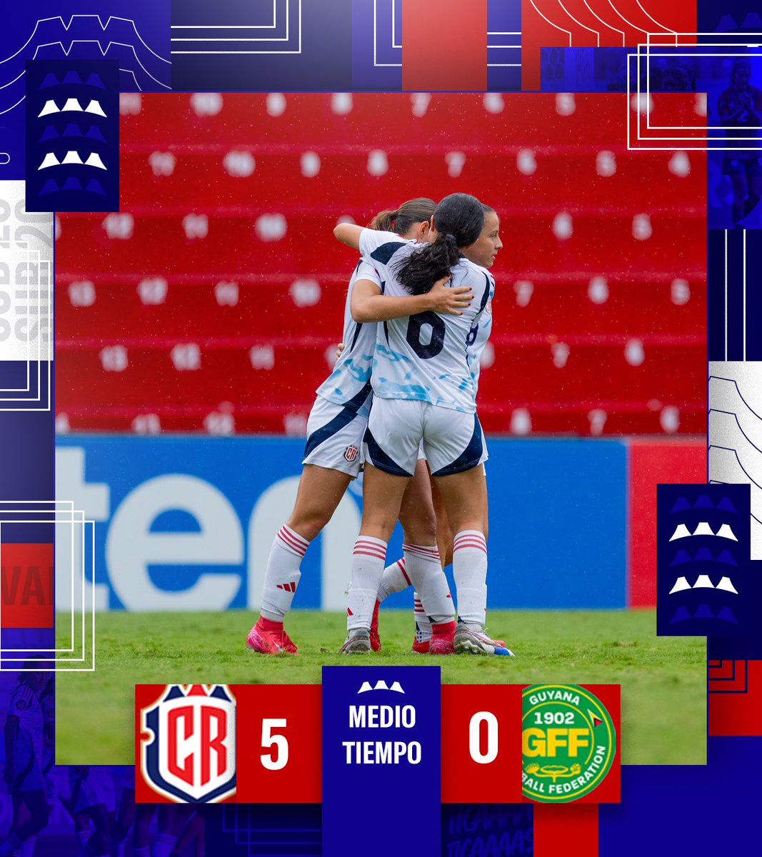 ⏸️ Terminan los primeros 45 minutos en Alajuela. ¡¡Ganan las ticas!!

🇨🇷 5-0🇬🇾

📺 Disney+ 

🇨🇷 ¡VAMOS SELE! 🇨🇷