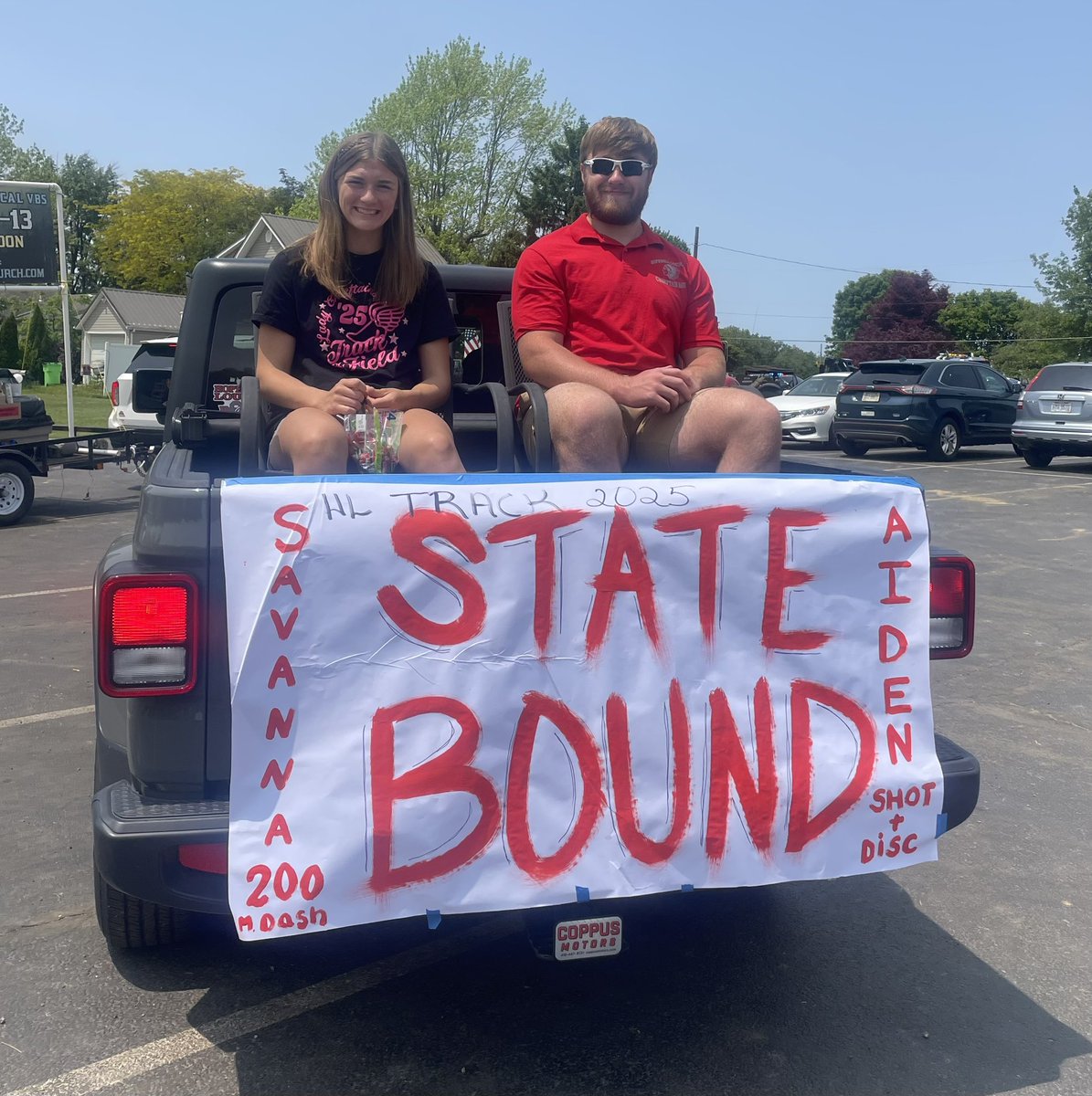 Best of Luck to you both!!! Gotta love small town life, where else do you get this kind of support?!