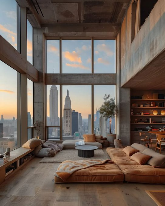 Stunning NYC apartment for sale! Breathtaking skyline views, modern finishes, &amp; prime location. Live above the city that never sleeps! DM for details.