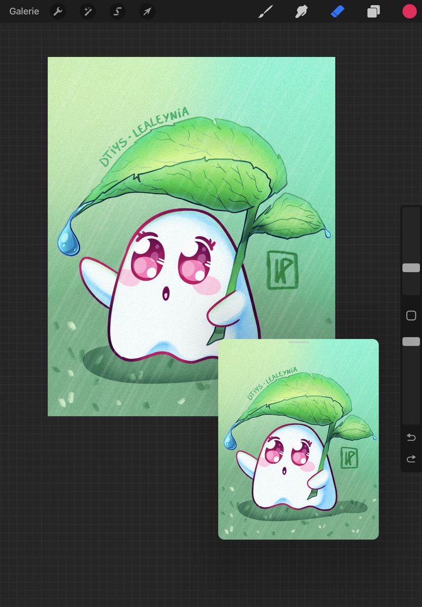 #DTIYS de <a href="/LeaLeynia/">ᅠ Leyniaᅠ</a>  🌿
Merci pour ce tout premier #drawthisinyourstyle, je me suis beaucoup amusée avec les couleurs et la lumière ✨