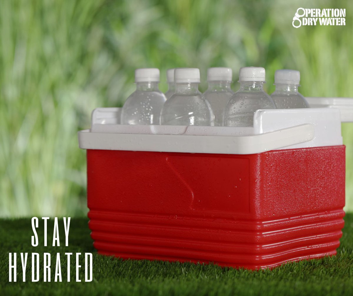 Stay hydrated. As the weather continues to warm up, it is essential to ensure you have enough water for yourself and all passengers on board. #ODW25