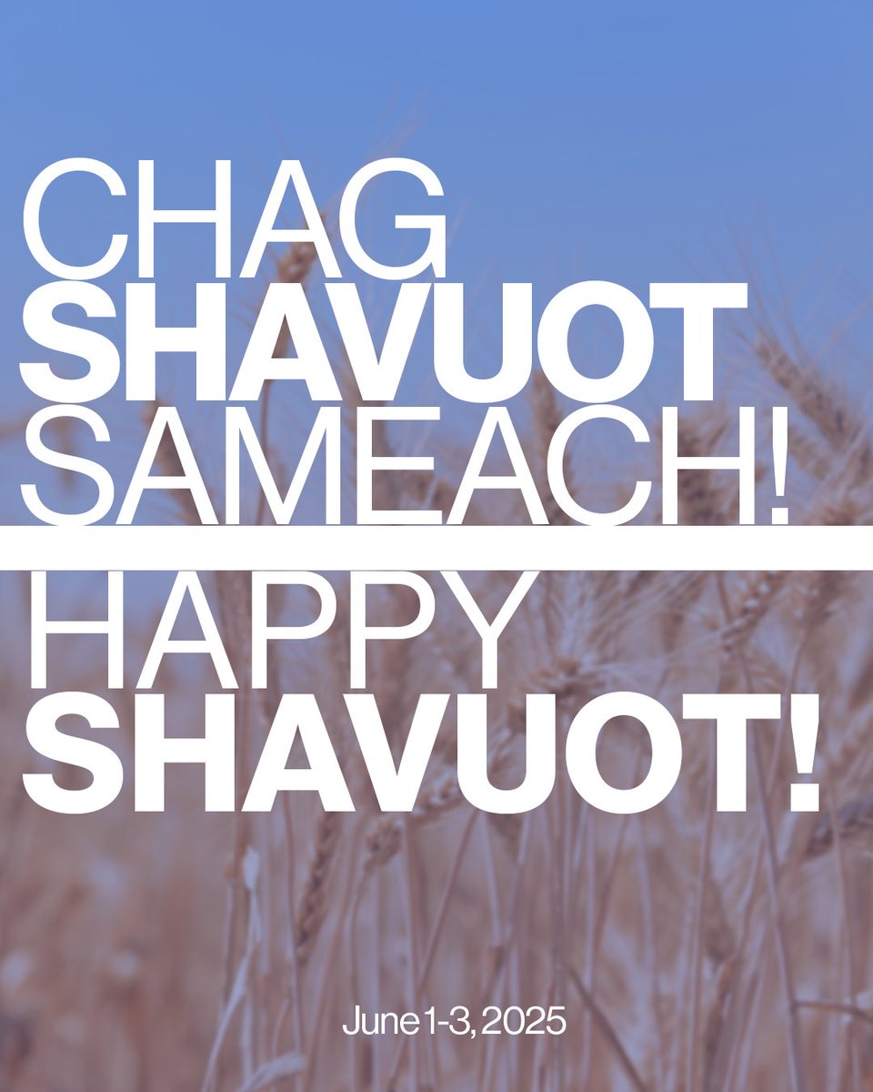 Wishing all those celebrating in MI-03 a Happy Shavuot! May the words of the Torah inspire us all for good, and may you enjoy time with loved ones during this period of learning and reflection.
