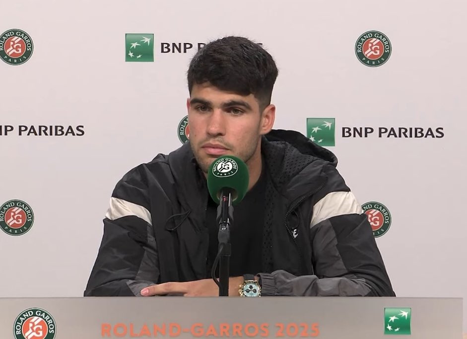 Carlos Alcaraz on facing Tommy Paul next at Roland Garros:

“I remember every match I played against him was really tough. It was really difficult. In Grand Slams. In Masters 1000s. All the tournaments I’ve played him in, it wasn’t easy at all. I lost a few matches against him as