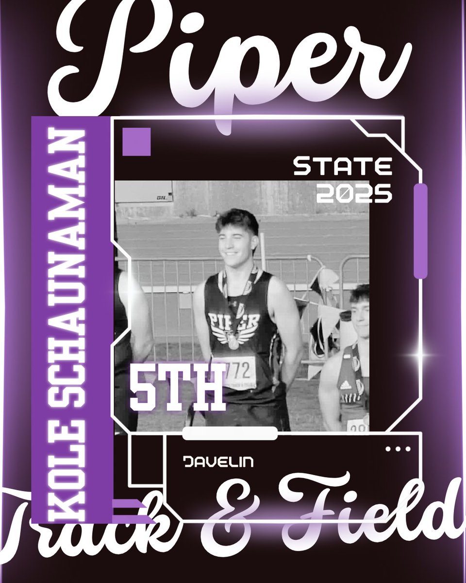 Kole Schaunaman placed 5th overall in the 5A javelin at the state meet with a new personal record of 185’04”. Congratulations and great work saving the best for last!