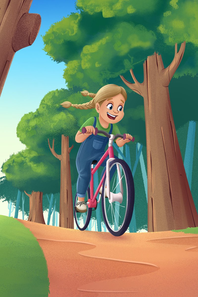 Elfaza_Studio's tweet photo. 🌳 Pedals spinning, braids flying, and smiles shining — nothing beats the joy of a bike ride through the forest! 🚲💨
 What was your favorite childhood adventure? 🍃💬 #ChildhoodMemories #BikeRideJoy #OutdoorFun https://t.co/yJ6VM5RwC6