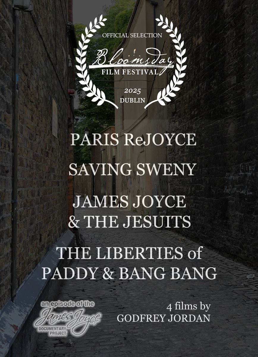 Bloomsday ReJoyce (@bloomsdayrejoyc) on Twitter photo "In the particular is contained the universal" - J.J.
Honoured to screen these 4 selections at the upcoming <a href="/bloomsdayfest/">Bloomsday Festival</a> along with many others fine works via <a href="/JamesJoyceCentr/">The James Joyce Centre</a> Dublin June 12-16 tickets now on sale. "In the particular is contained the universal" - J.J.
Honoured to screen these 4 selections at the upcoming <a href="/bloomsdayfest/">Bloomsday Festival</a> along with many others fine works via <a href="/JamesJoyceCentr/">The James Joyce Centre</a> Dublin June 12-16 tickets now on sale.