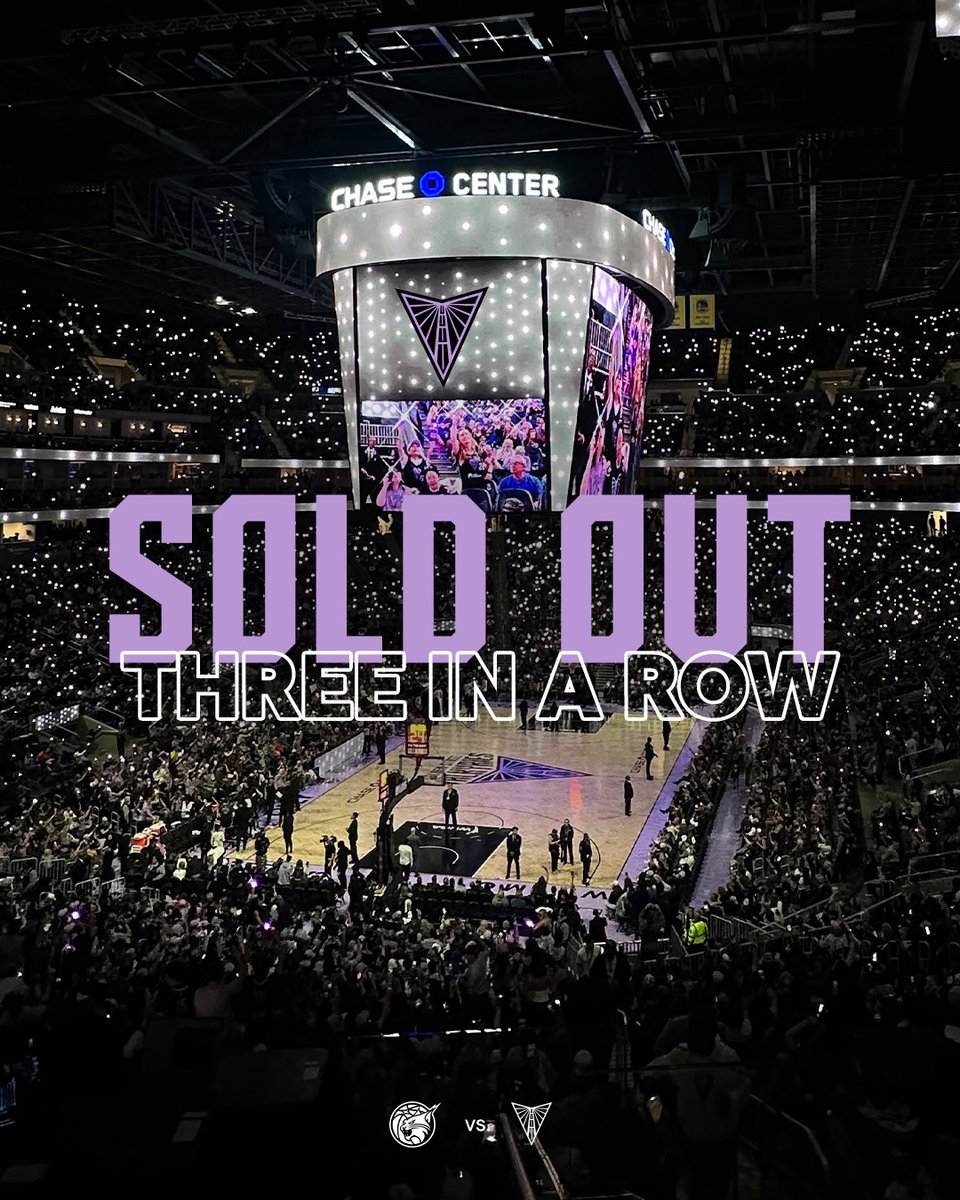 The Valkyries just became the first <a href="/WNBA/">WNBA</a> franchise ever to pack the house with 18,000+ fans at each of our first three home games.

This is history — and you’re the reason why. Thank you, Valks Fam. 💜
