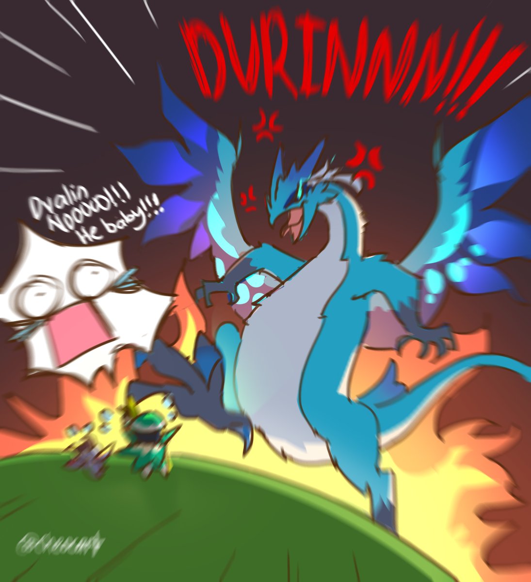 cheocart's tweet image. If Venti bring mini Durin meet Dvalin.
#venti #minidurin #GenshinImpact