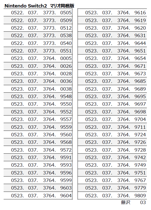 Nintendo Switch 2抽選会 当選発表】 6/5(木)発売 Nintendo Switch 2