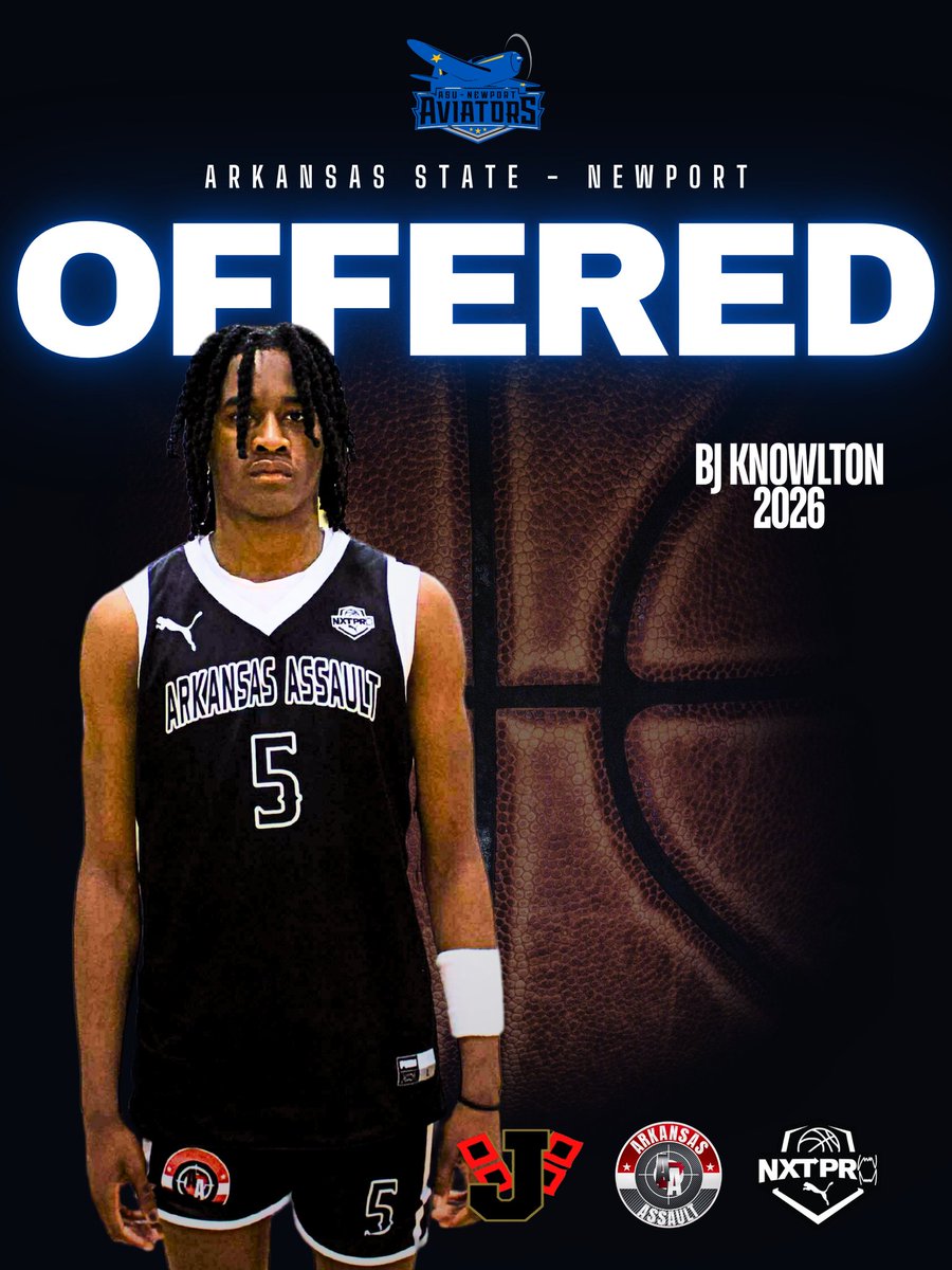Arkansas Assault (@arkansasassault) on Twitter photo Congratulations <a href="/bjknowlton11/">Bj Knowlton</a> on picking up an offer from ASU Newport! <a href="/jb_hurricanebb/">Jonesboro Basketball</a>
#BeTheNxtPro
<a href="/NxtProHoops/">NXTPRO Hoops</a>
<a href="/PRO16League/">PRO16/NXTPRO League</a> Congratulations <a href="/bjknowlton11/">Bj Knowlton</a> on picking up an offer from ASU Newport! <a href="/jb_hurricanebb/">Jonesboro Basketball</a>
#BeTheNxtPro
<a href="/NxtProHoops/">NXTPRO Hoops</a>
<a href="/PRO16League/">PRO16/NXTPRO League</a>
