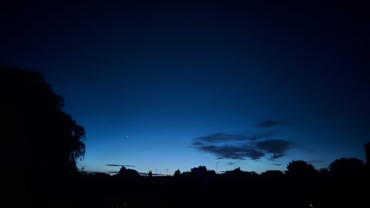 Sadly no aurora but still a pretty pre-dawn sky. I hope everyone is sleeping soundly &amp; dreaming sweet dreams  💤
