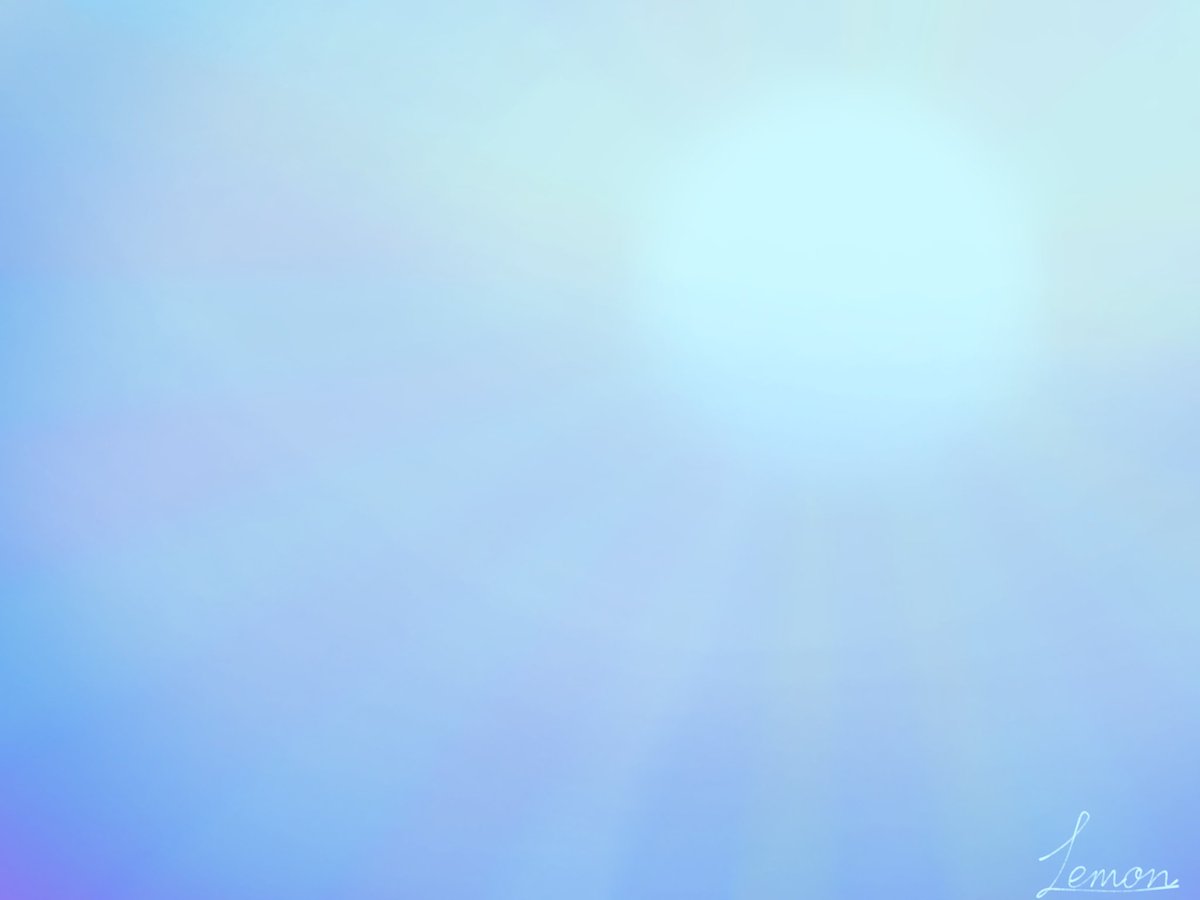 しずむ。ゆらめく