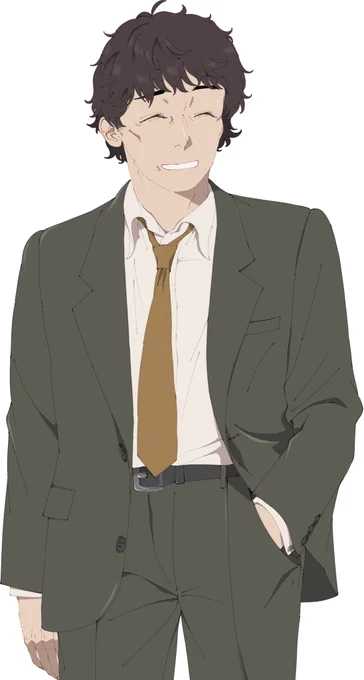 久しぶりにおっさん描いた