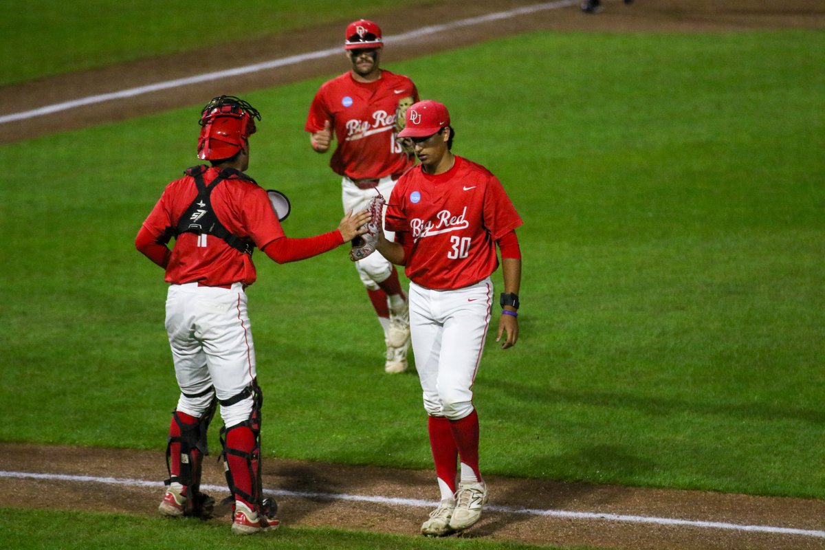 CWS GAME 3 - Elimination Game: 
After 3️⃣ Innings | Denison 1, Rowan 1

#GBR | #d3baseball