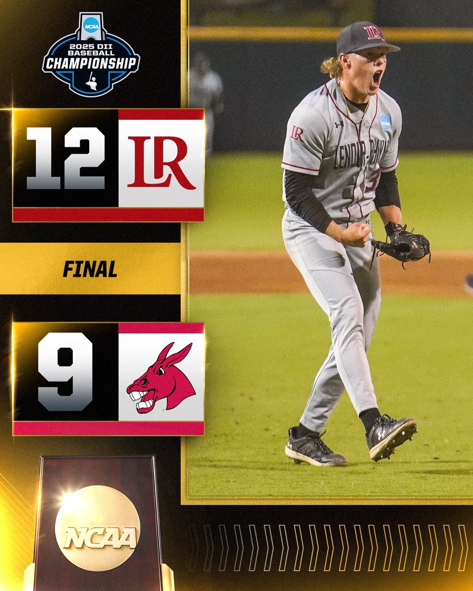 NCAA Division II (@ncaadii) on Twitter photo BEARS ARE VICTORIOUS🐻
<a href="/Baseball_LR/">LR BEARS BASEBALL</a> move one win away from the #D2BSB championship series with a 12-9 win over Central Mo.
#MakeItYours BEARS ARE VICTORIOUS🐻
<a href="/Baseball_LR/">LR BEARS BASEBALL</a> move one win away from the #D2BSB championship series with a 12-9 win over Central Mo.
#MakeItYours