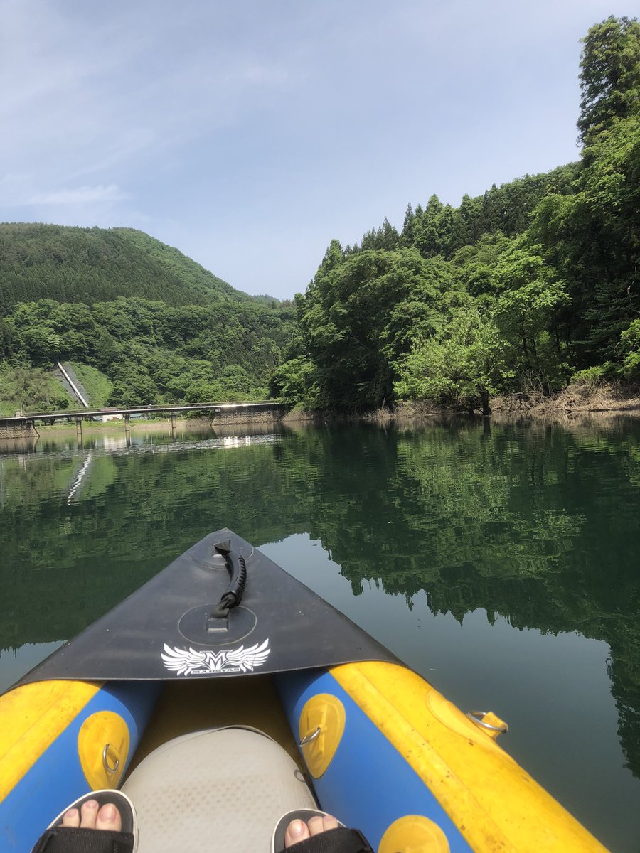 yone_koh's tweet photo. カヤック　まじ！気持ちいい〜！ https://t.co/pETpu7rRdA