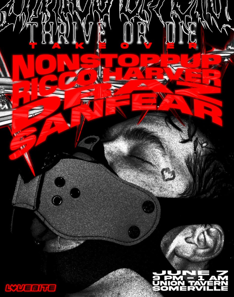 BOSTON!!! 📣
IM COMING TO LOVEBITE TO PLAY SOME MUSIC FOR Y'ALL WITH MY FRIENDS!! 💌

🗓️ SATURDAY JUNE 7 (THIS UPCOMING WEEKEND!)

EAST COAST FRIENDS I WANNA SEE YOU!! LETS DANCE, GET SWEATY, &amp; HAVE DRINKS 😉 IT'S GONNA BE A HOT ONE 💘