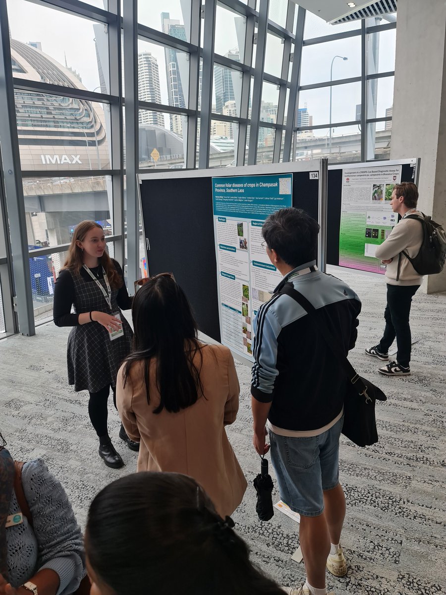 The Crawford Fund (@crawfordfund) on Twitter photo 📸 Pictured: Our Crawford Fund mentor <a href="/MontanaHickey/">Montana Hickey</a>, a plant pathologist from Sydney, presenting her poster about her Crawford Fund-funded travel to Laos at the recent 25th Australasian Plant Pathology Society conference in Sydney.
<a href="/Plant_Pathogens/">Plant Pathogens (APPS)</a> #APPS2025 📸 Pictured: Our Crawford Fund mentor <a href="/MontanaHickey/">Montana Hickey</a>, a plant pathologist from Sydney, presenting her poster about her Crawford Fund-funded travel to Laos at the recent 25th Australasian Plant Pathology Society conference in Sydney.
<a href="/Plant_Pathogens/">Plant Pathogens (APPS)</a> #APPS2025