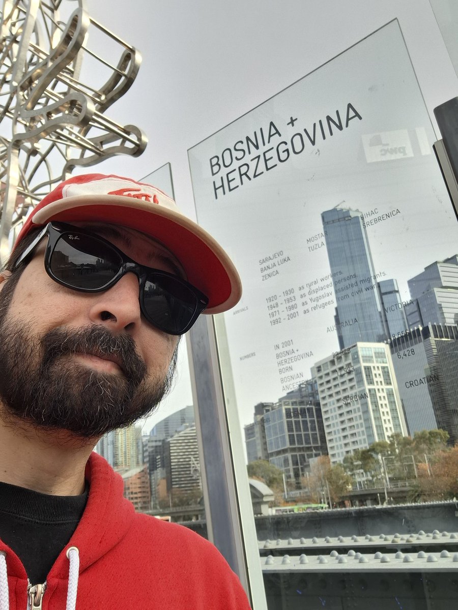 🎶"I am a Bosnian 🇧🇦. 🎶
🎶Take me to Australia 🇦🇺." 🎶
(excuse the Salvatore Ganacci reference). 

My family was part of the 1992-2001 migration. Coming up to 30 years in this country, I am a proud Australian, though I will never forget where I come from and my Balkan roots.