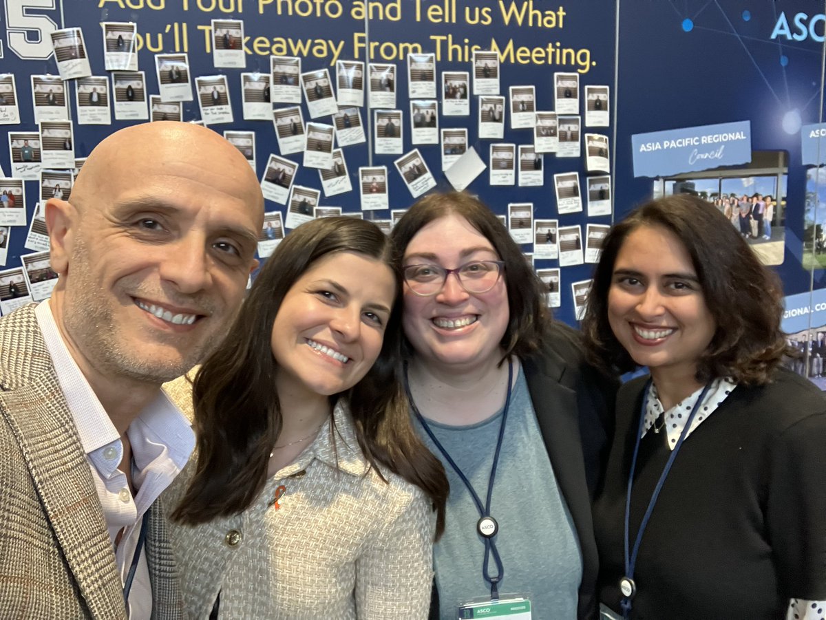 Great day taking in #RCC oral abstracts, seeing many of our advisory council members, and learning about what’s new in #kidneycancer! Looking forward to the poster session tomorrow! #ASCO25