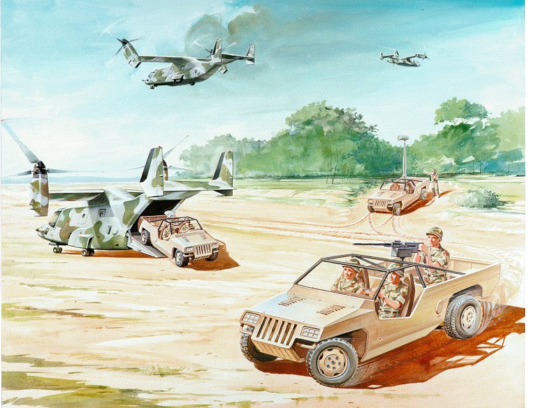 Wish people talked more about other things from Exercise Urban Warrior other than the skateboard or T-Block.

The USMC’s HTTV (Helicopter Transportable Tactical Vehicle) is the closest thing we’ve got to Halo’s M12 Warthog.