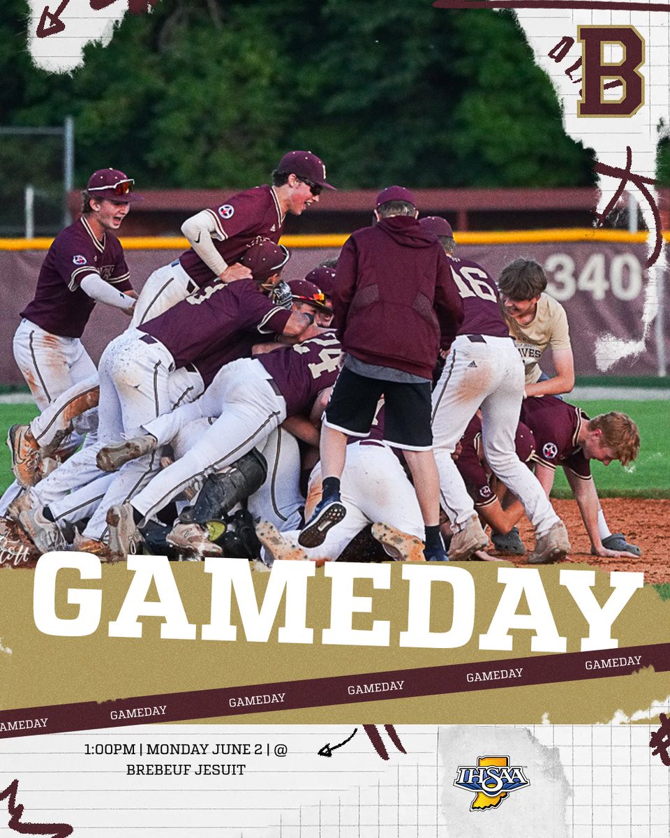 Come support the boys tomorrow @ home as the Braves take on Guerin Catholic in Semi-Final Sectional Action!