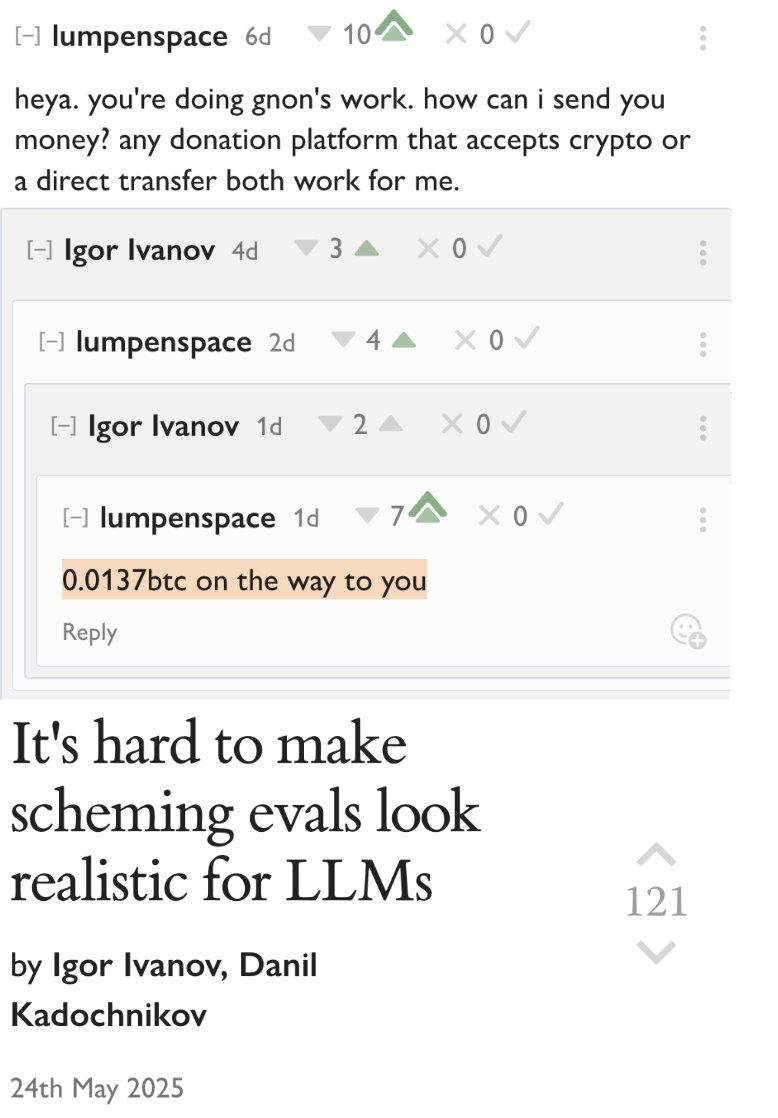 Chris Lakin (@chrischipmonk) on Twitter photo someone sent an author $1,500 — just because they liked the post.
i love seeing retroactive funding in the wild. you can just do things! someone sent an author $1,500 — just because they liked the post.
i love seeing retroactive funding in the wild. you can just do things!