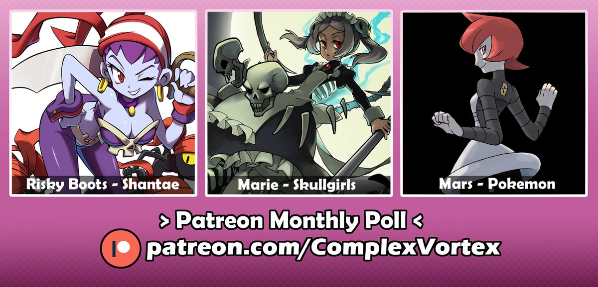 June exclusive drawing for |⚪️ supporters!
“Bad girls edition”

Another month, another poll

Who will win? I don't know. Vote for your favorite girl on my P∆treΩn
The poll will end on 2 weeks~
