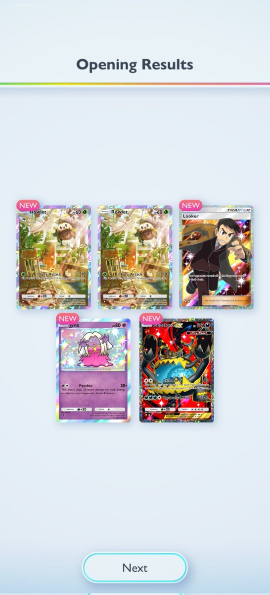 El_Tazo15's tweet photo. Second one ever! Still spending $0 in this game so far #rarepack #PokemonTCGPocket #godpack https://t.co/MQTFXVb2uL
