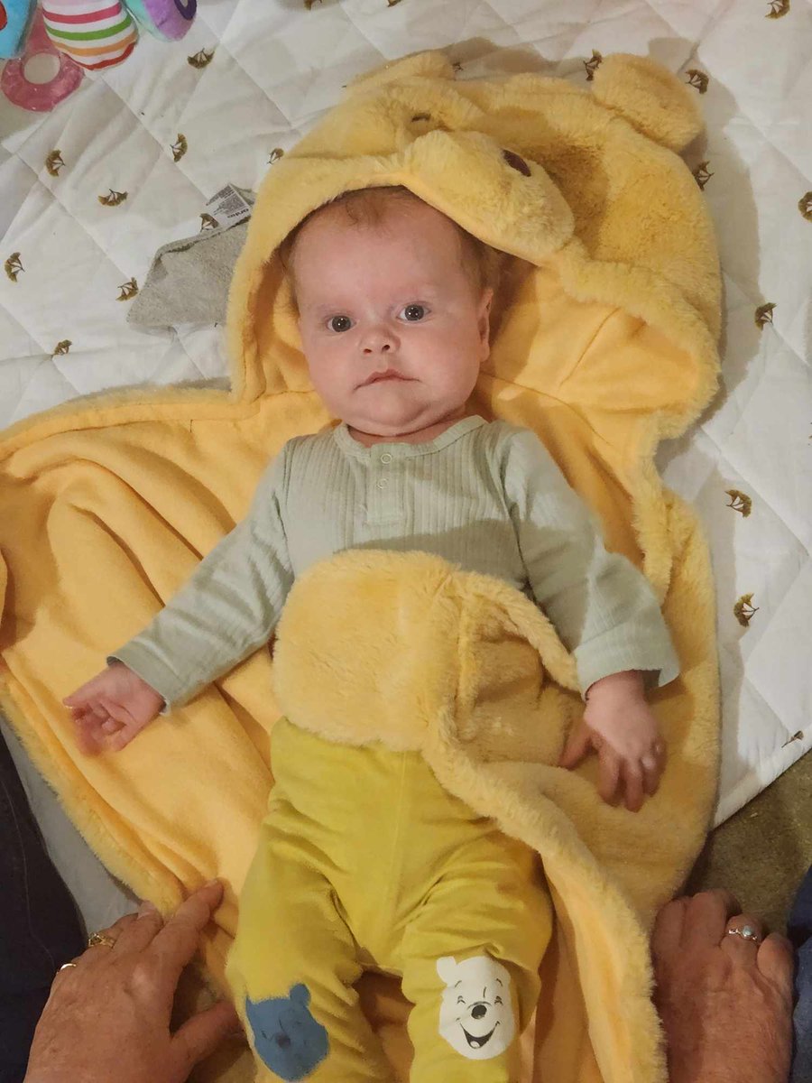 Bundogs's tweet photo. Miss Bea flashback and her bear towel that has made a come back 😜
I still think I wear it better 🤣 #whataunit https://t.co/3NkaX1kFHB
