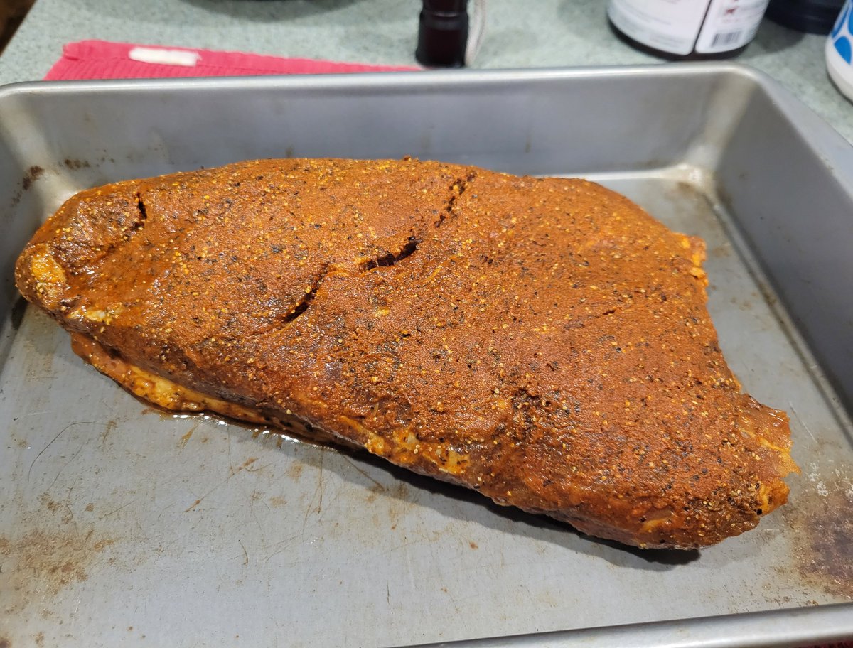My in-laws Californicated my traditional Texas grill with their tri-tip. 
Ok, it was the first time I've had that cut, and it was fantastic. 😋