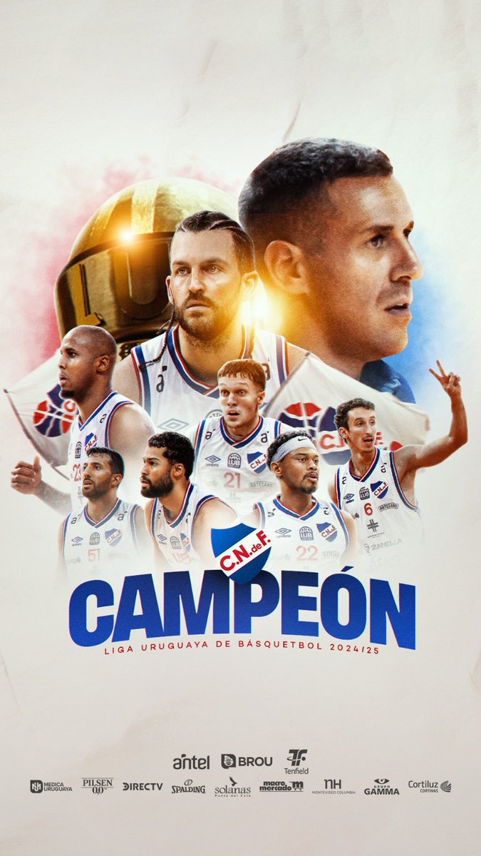 NACIONAL NACIONAL🔵⚪️🔴

Nacional es campeón de la Liga Uruguaya de Basket tras remontarle a Aguada la serie . 

A LO NACIONAL 🔵⚪️🔴