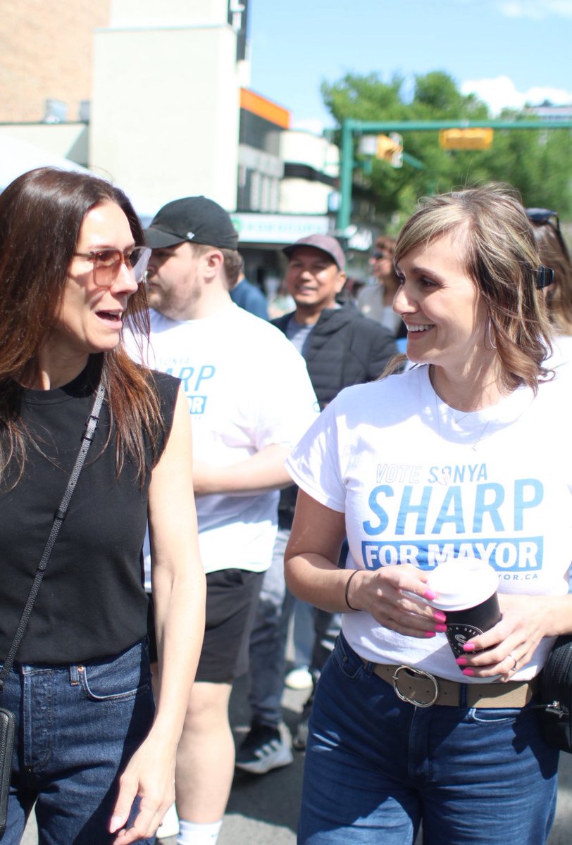 I had a great day at Lilac Festival with <a href="/SonyaSharpYYC/">Sonya Sharp</a> and my team.  Thank you to everyone who took the time to chat and share.  I’m ready to be your voice for #ward8 as your next city councillor.