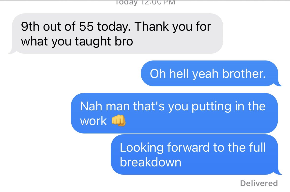 When the homies see the fruit of their hard work. 

I can give you a map, but I can't take the journey for you.