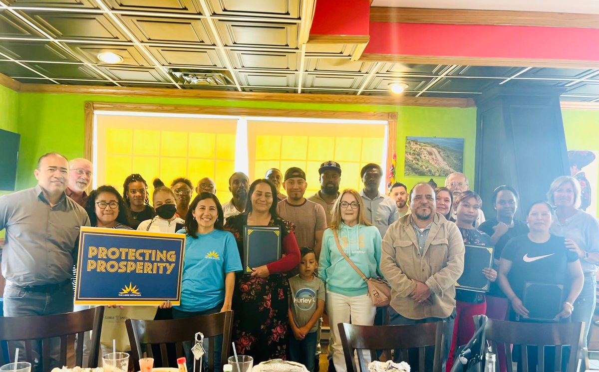 LibreOhio's tweet image. Congratulations to the English as a Second Language class for their success! #HispanicLatinos #BeLIBRE #ProtectProsperity #SOScampaign #TCJA #VIVETUAmericanDream
