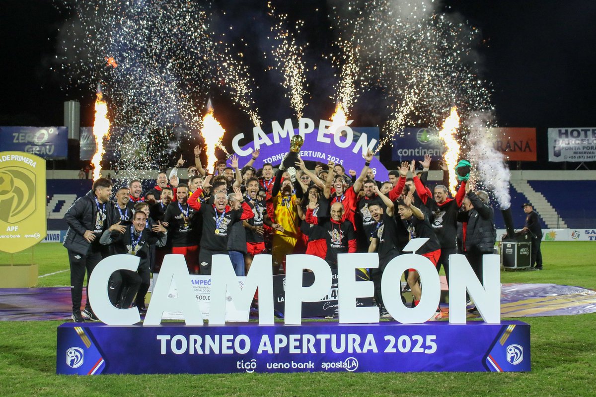 Crónica: Libertad campeón del Torneo Apertura 2025
📝 <a href="/enriquelugo95/">Enrique Lugo</a>
📷 Prensa APF
☢ #ZDPy