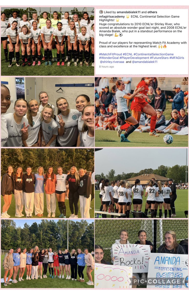 Amanda Bialek (2027) | NCAA #2501499356 (@bialekamanda) on Twitter photo ECNL National Selection Game! Thank you <a href="/MFAGirlsAcademy/">MatchFitGirlsAcademy</a> for the kind words and support! <a href="/ECNLgirls/">ECNL Girls</a> - amazing night! Grateful to meet such amazing players and coaches and hope to meet again soon. A special thank you to all of the coaches and scouts that took the time to watch us ECNL National Selection Game! Thank you <a href="/MFAGirlsAcademy/">MatchFitGirlsAcademy</a> for the kind words and support! <a href="/ECNLgirls/">ECNL Girls</a> - amazing night! Grateful to meet such amazing players and coaches and hope to meet again soon. A special thank you to all of the coaches and scouts that took the time to watch us