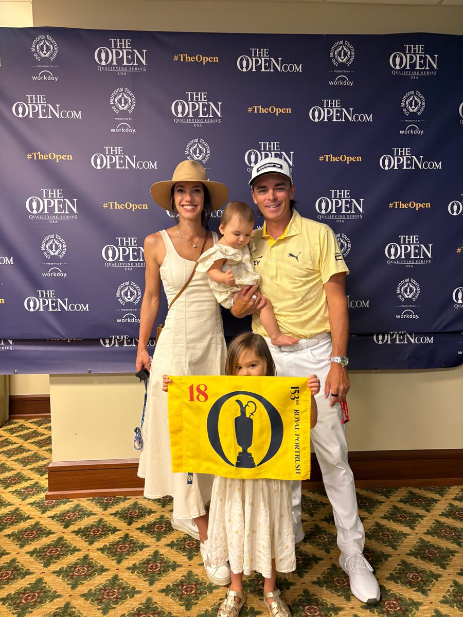 PGA TOUR (@pgatour) on Twitter photo The Fowlers are going to Royal Portrush! ๐
A top 10 for <a href="/RickieFowler/">Rickie Fowler</a> this week earned him a spot in The Open Championship. The Fowlers are going to Royal Portrush! ๐
A top 10 for <a href="/RickieFowler/">Rickie Fowler</a> this week earned him a spot in The Open Championship.