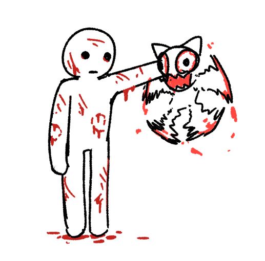 naughty creature
(stick figure violence)🩸